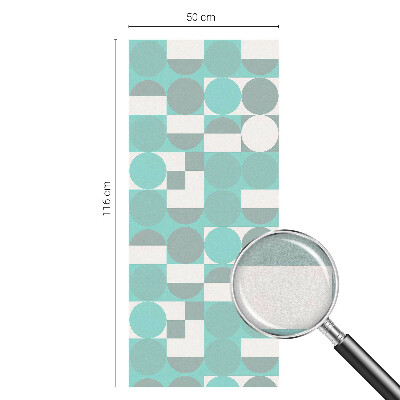 Folie geam intimitate model vitraliu Forme geometrice