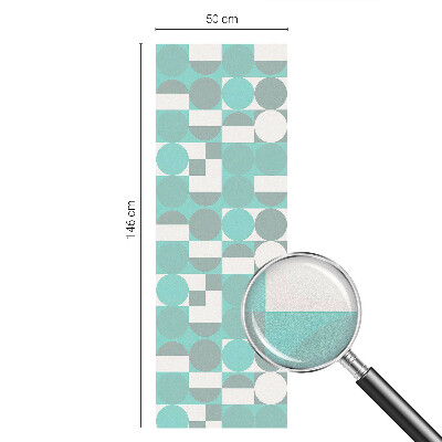 Folie geam intimitate model vitraliu Forme geometrice