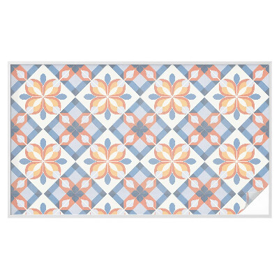 Autocolant vitraliu pentru geam Simetrie colorată