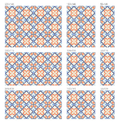 Folie decorativă geam Model floral