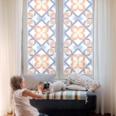 Folie decorativă geam Model floral