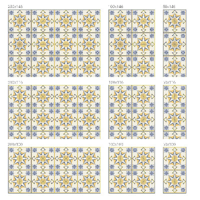 Autocolant vitraliu pentru geam Stele geometrice