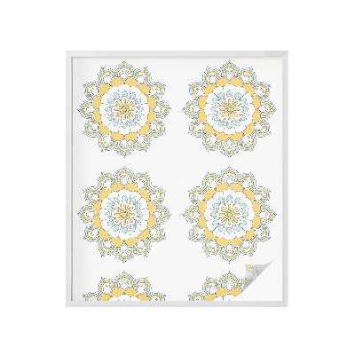 Folie geam să nu se vadă din exterior Mandale colorate