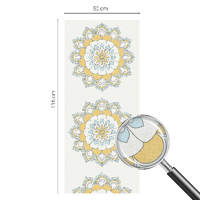 Folie geam să nu se vadă din exterior Mandale colorate