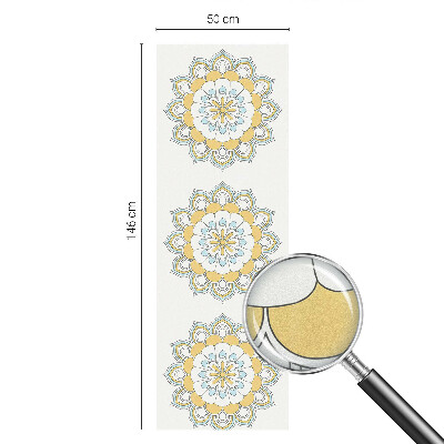 Folie geam să nu se vadă din exterior Mandale colorate