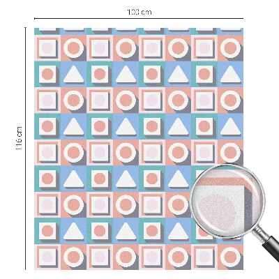 Folie geam intimitate model vitraliu Modele geometrice