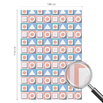 Folie geam intimitate model vitraliu Modele geometrice