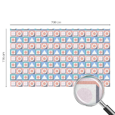 Folie geam intimitate model vitraliu Modele geometrice