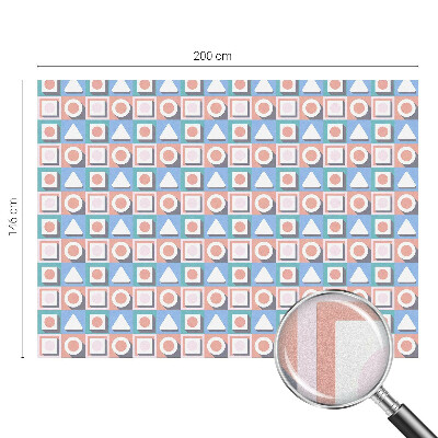 Folie geam intimitate model vitraliu Modele geometrice