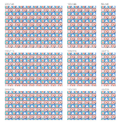 Folie geam intimitate model vitraliu Modele geometrice