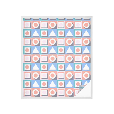 Folie geam intimitate model vitraliu Modele geometrice