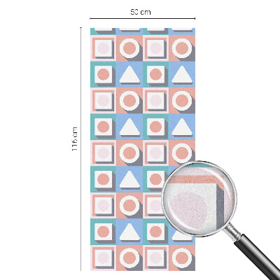Folie geam intimitate model vitraliu Modele geometrice
