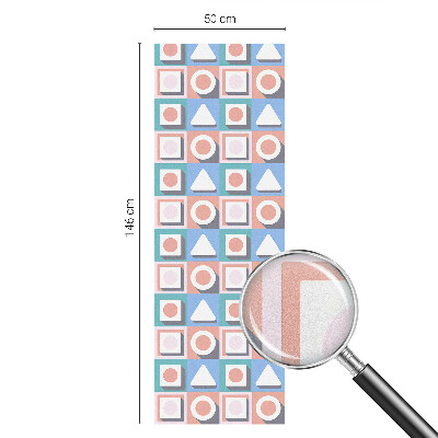 Folie geam intimitate model vitraliu Modele geometrice