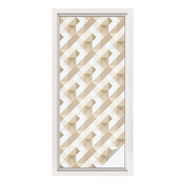 Folie decorativă geam Modele triunghiulare