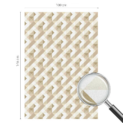 Folie decorativă geam Modele triunghiulare