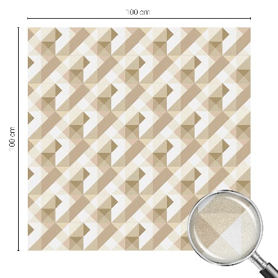 Folie decorativă geam Modele triunghiulare