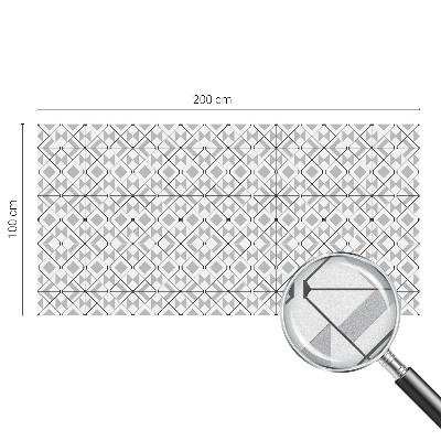 Folie decorativă vitraliu pentru uși și ferestre Modele geometrice