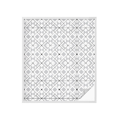 Folie decorativă vitraliu pentru uși și ferestre Modele geometrice