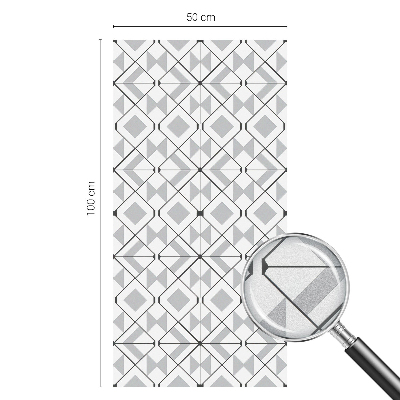 Folie decorativă vitraliu pentru uși și ferestre Modele geometrice