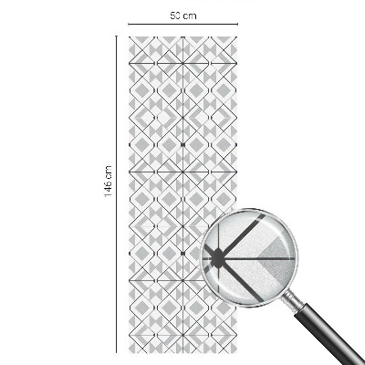 Folie decorativă vitraliu pentru uși și ferestre Modele geometrice