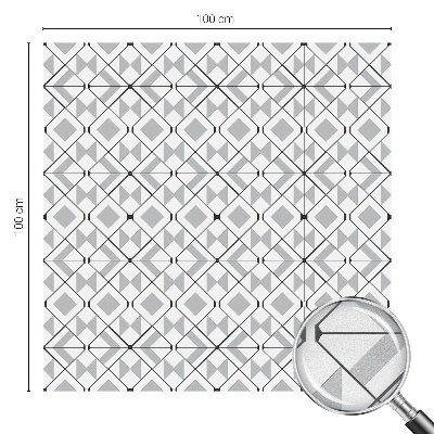 Folie decorativă vitraliu pentru uși și ferestre Modele geometrice