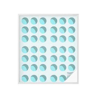 Autocolant vitraliu pentru geam Roți moderne