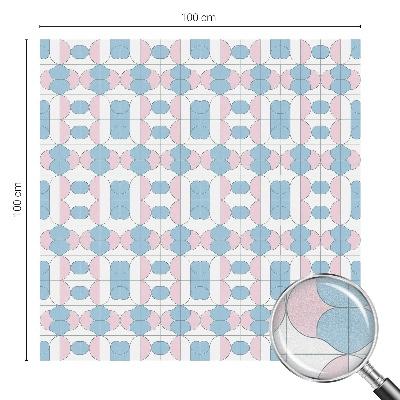 Folie decorativă geam Modele pastelate