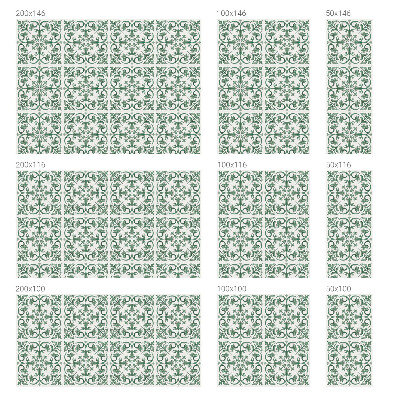 Folie geam să nu se vadă din exterior Ornamente vegetale