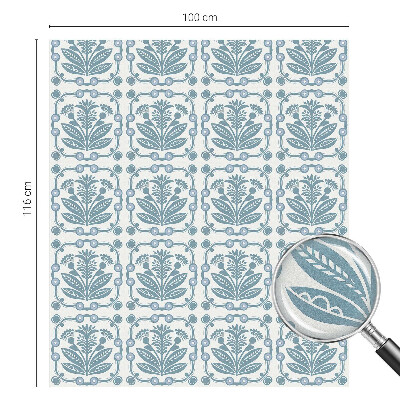 Folie geam intimitate model vitraliu Model floral