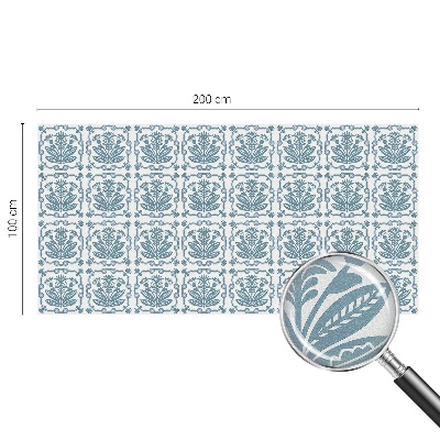 Folie geam intimitate model vitraliu Model floral