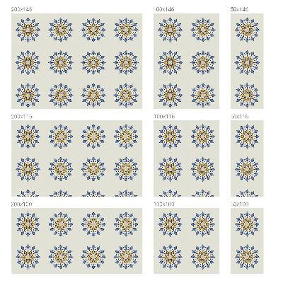 Autocolant vitraliu pentru geam Mandala decorativă