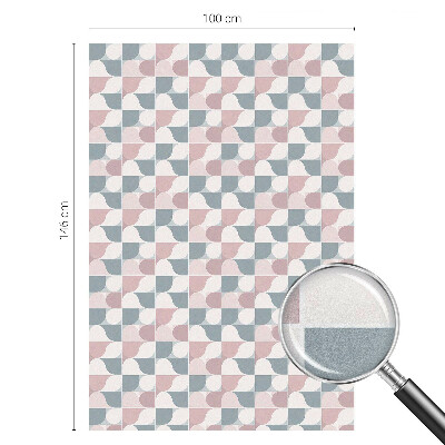 Folie decorativă vitraliu pentru uși și ferestre Modele pastelate