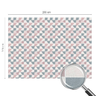 Folie decorativă vitraliu pentru uși și ferestre Modele pastelate