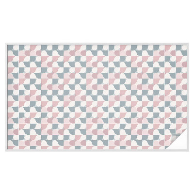 Folie decorativă vitraliu pentru uși și ferestre Modele pastelate