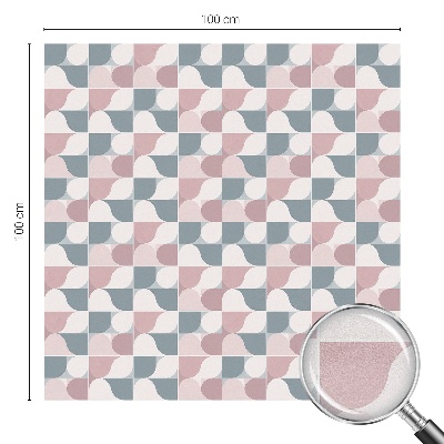 Folie decorativă vitraliu pentru uși și ferestre Modele pastelate