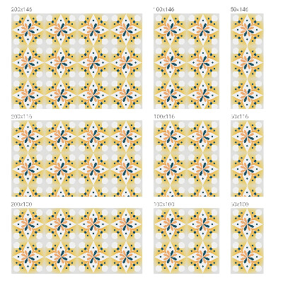 Folie geam intimitate model vitraliu Simetria florală