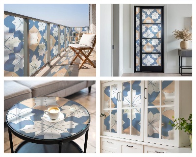 Folie geam să nu se vadă din exterior Modele simetrice