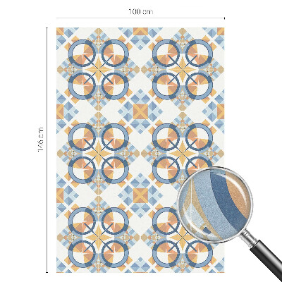 Autocolant vitraliu pentru geam Model geometric