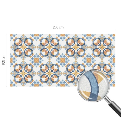 Autocolant vitraliu pentru geam Model geometric