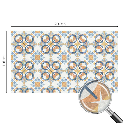 Autocolant vitraliu pentru geam Model geometric