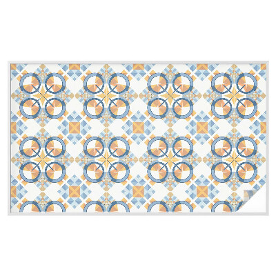 Autocolant vitraliu pentru geam Model geometric