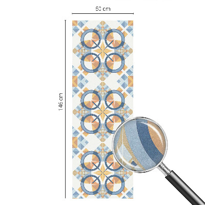 Autocolant vitraliu pentru geam Model geometric