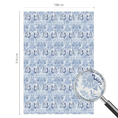 Folie geam să nu se vadă din exterior Pasăre florală