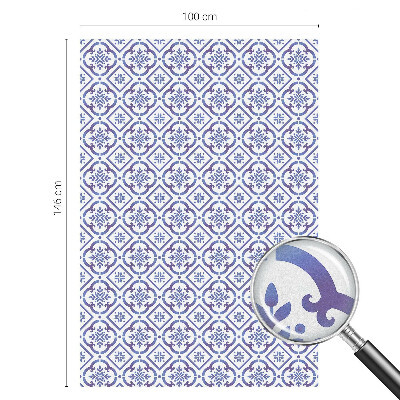 Folie decorativă geam Plăci albastre