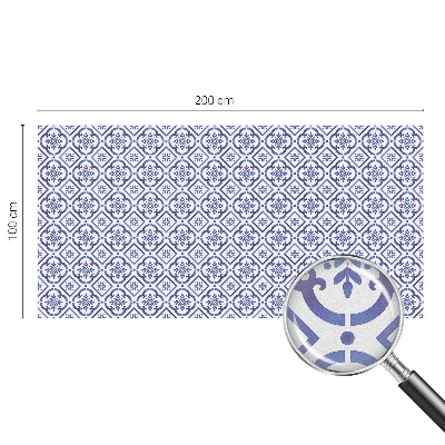 Folie decorativă geam Plăci albastre