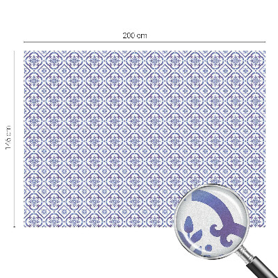 Folie decorativă geam Plăci albastre