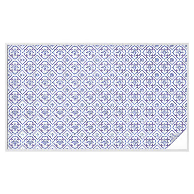 Folie decorativă geam Plăci albastre