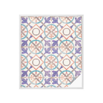 Folie geam intimitate model vitraliu Mozaicuri colorate