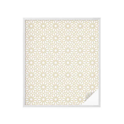 Folie decorativă vitraliu pentru uși și ferestre Modele geometrice