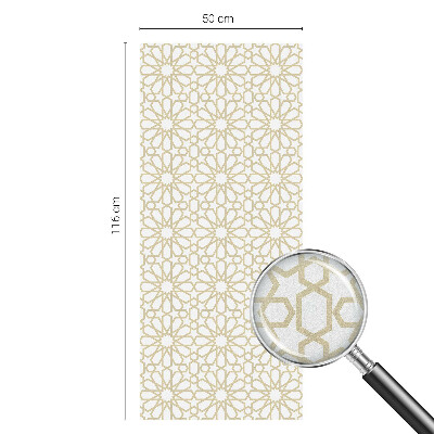 Folie decorativă vitraliu pentru uși și ferestre Modele geometrice